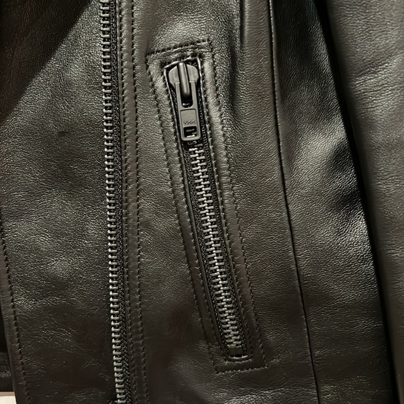 DSTLD Leather Jacket Small - Picture 3 of 5